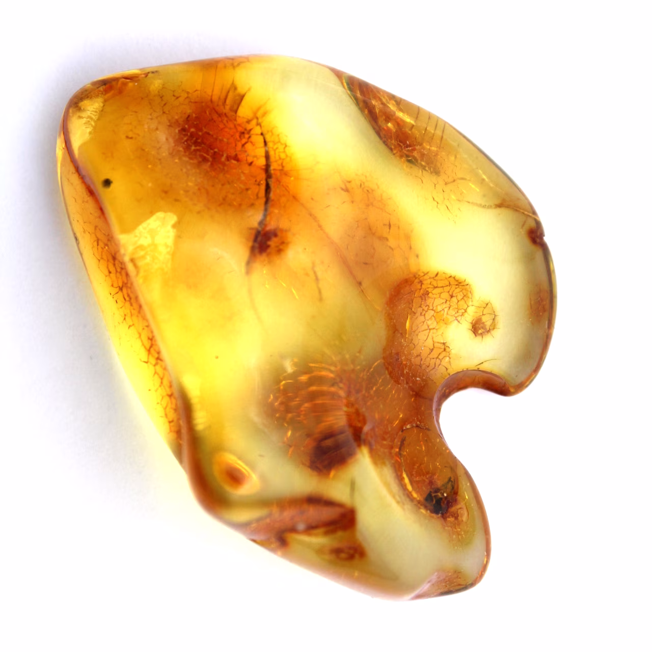 Light yellow amber