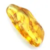 Yellow amber pebble - 0