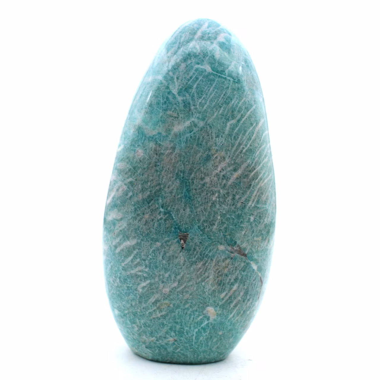 Stone polished in amazonite