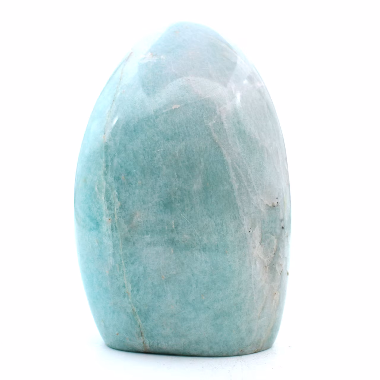 Polished amazonite stone