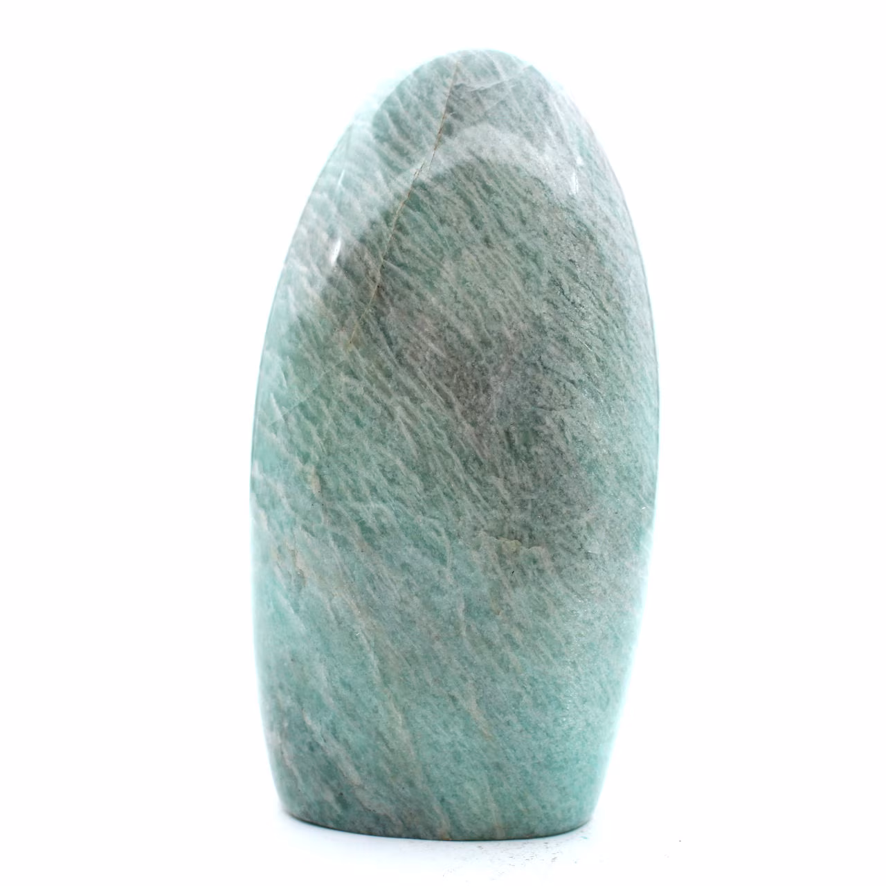 Stone polished in amazonite