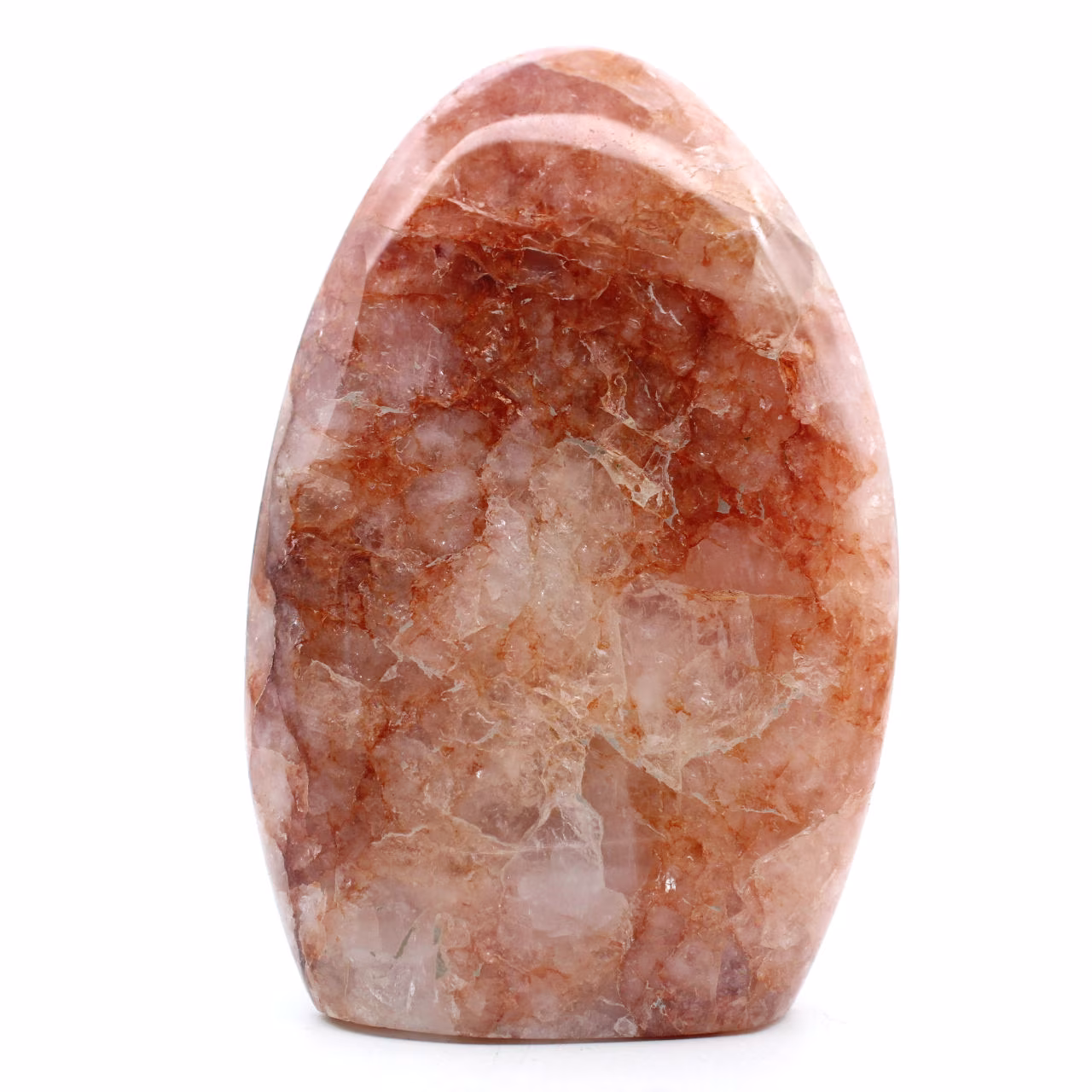 Red quartz paperweight