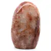 Polished rock in red quartz - 5