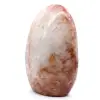 Polished rock in red quartz - 3