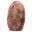 Polished rock in red quartz — 5