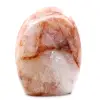 Polished stone in red quartz - 4
