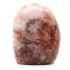 Polished rock in red quartz - 7