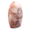 Polished red quartz stone - 2