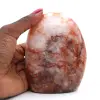 Polished red quartz stone - 1