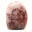 Polished rock in red quartz — 7