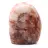 Polished red quartz stone