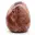 Polished rock in red quartz — 8