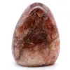 Polished rock in red quartz - 9
