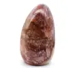 Polished red quartz stone - 2