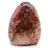 Polished red quartz stone