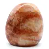 Polished rock in red quartz - 10