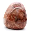 Polished stone in red quartz - 3
