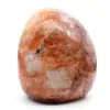 Polished stone in red quartz - 4