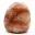 Polished rock in red quartz — 10