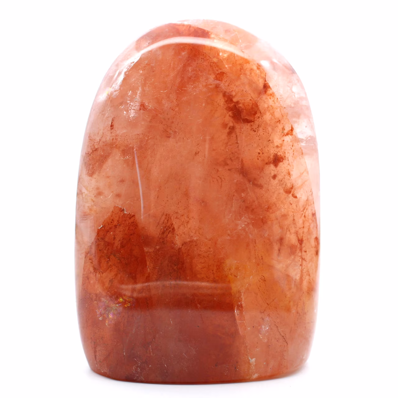 Freeform red quartz
