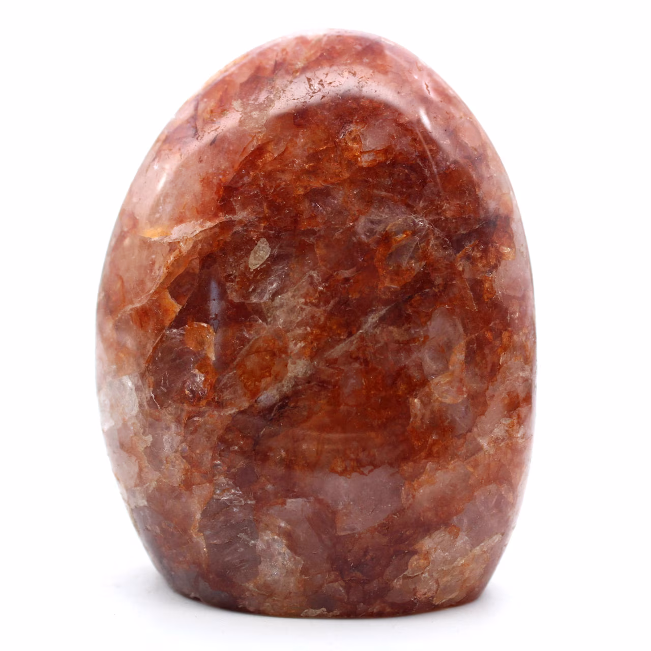 Natural red quartz