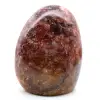 Polished rock in red quartz - 16