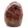 Polished rock in red quartz — 16