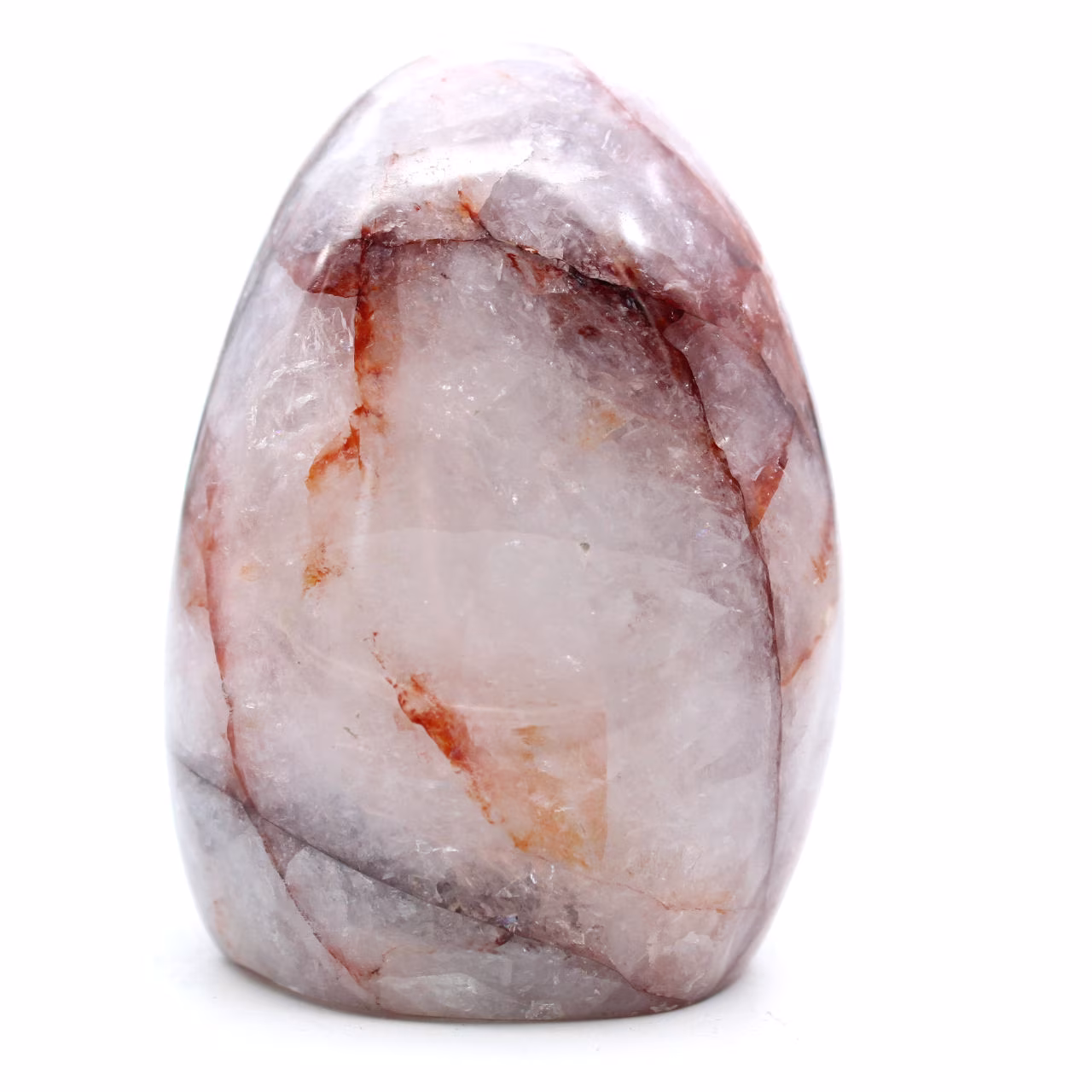 Decorative red quartz