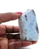 Semi-polished larimar plaque - 0