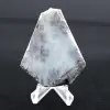 Semi-polished larimar plaque - 2