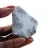 Semi-polished larimar plaque