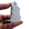 Semi-polished larimar plaque - 0