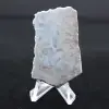Semi-polished larimar plaque - 2
