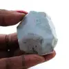 Semi-polished larimar plaque - 0