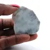 Semi-polished larimar plaque - 0