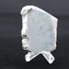 Semi-polished larimar plaque - 1