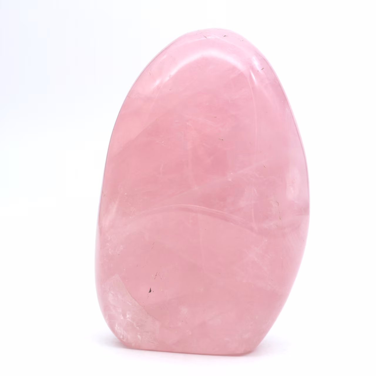 Free form rose quartz