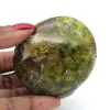 Green opal stone pebble - 0