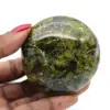 Green opal stone pebble - 0