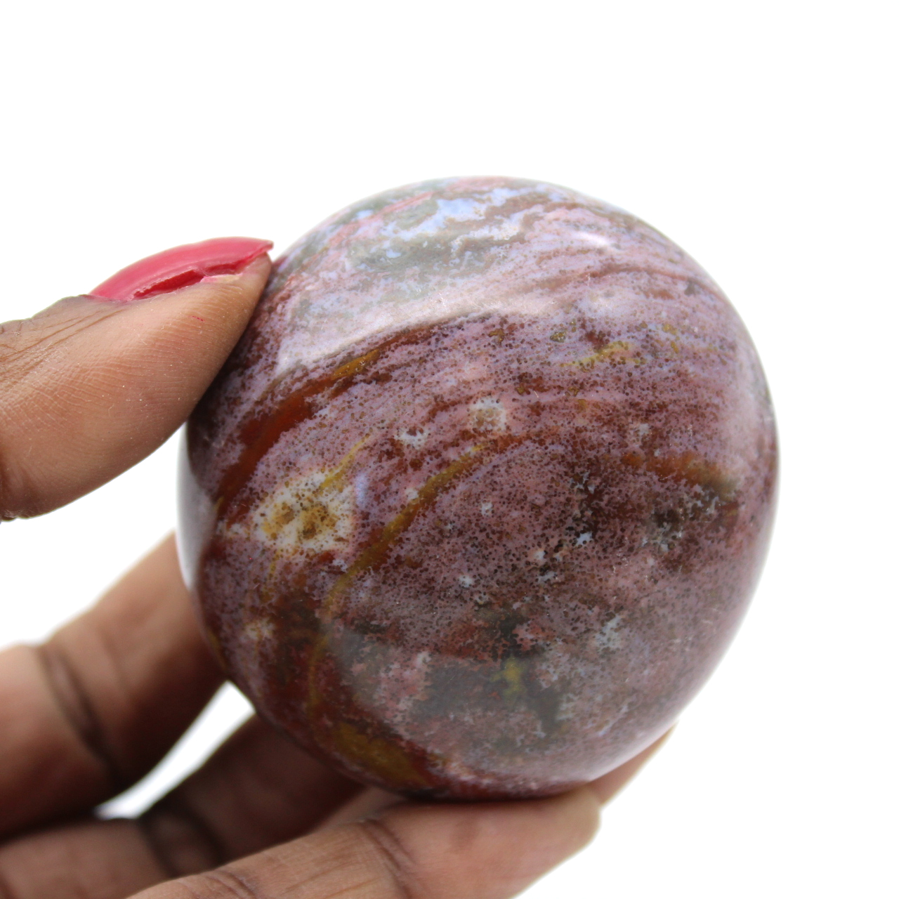 Red jasper pebble