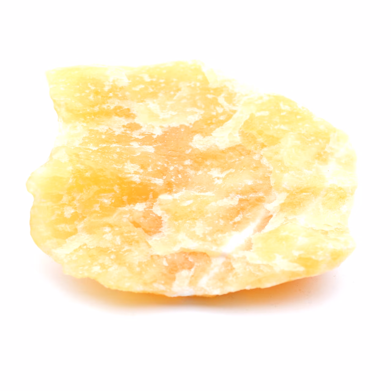 Orange calcite stone