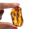 Yellow amber pebble - 0