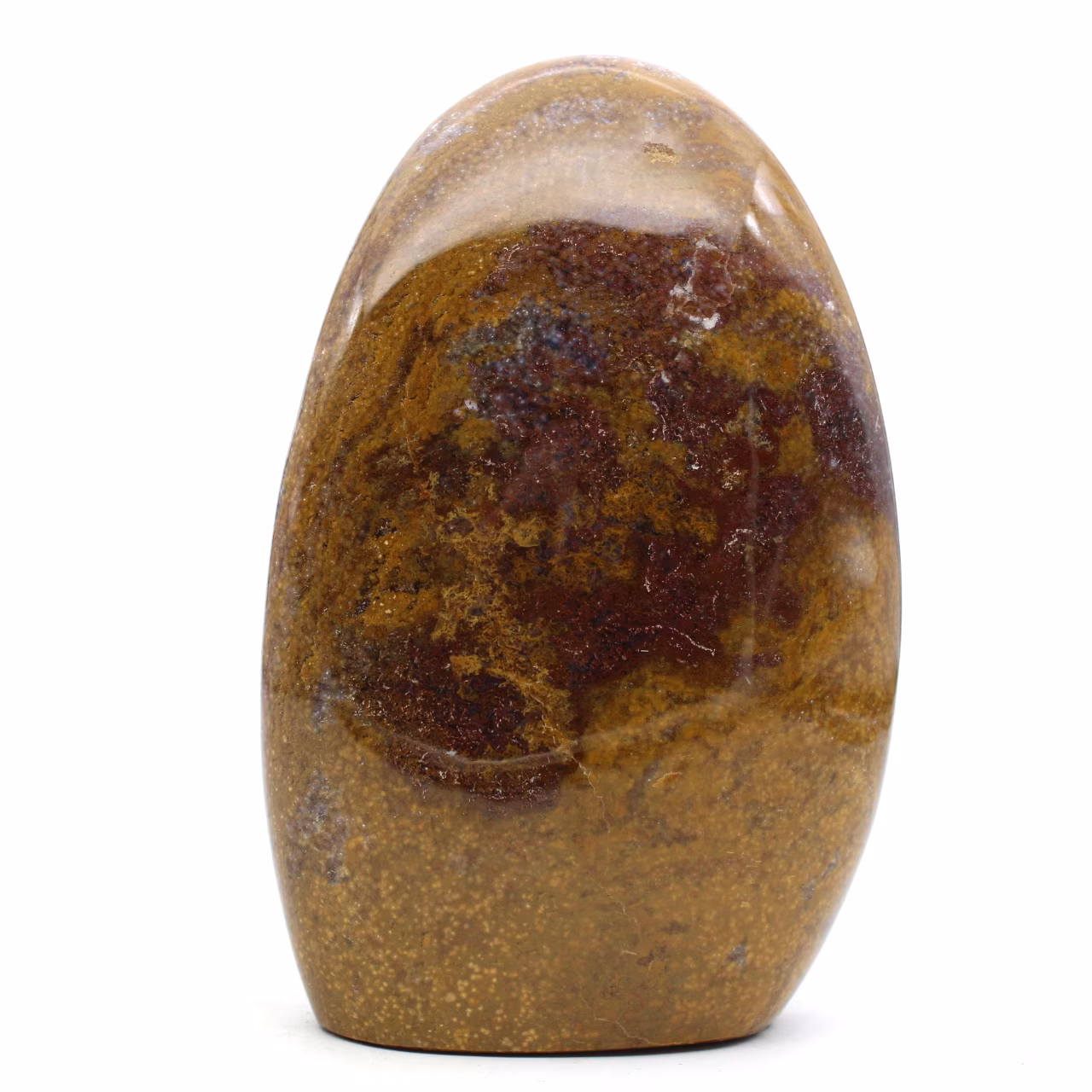 Polished polished jasper block