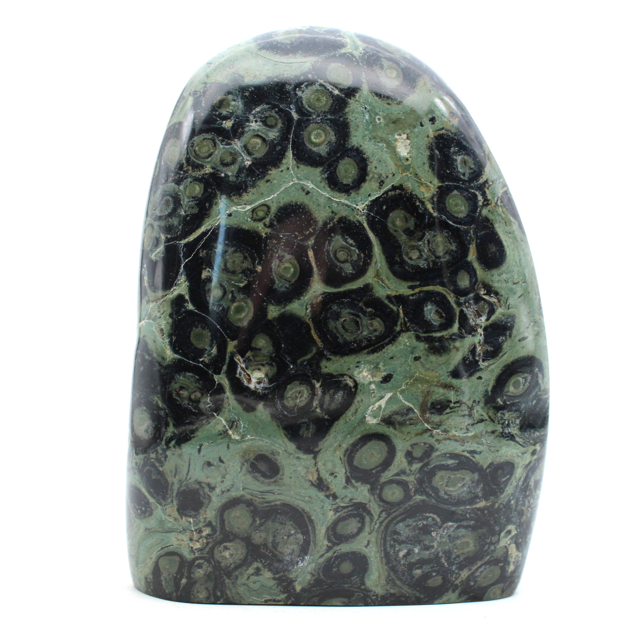 Polished polished kambamba jasper stone