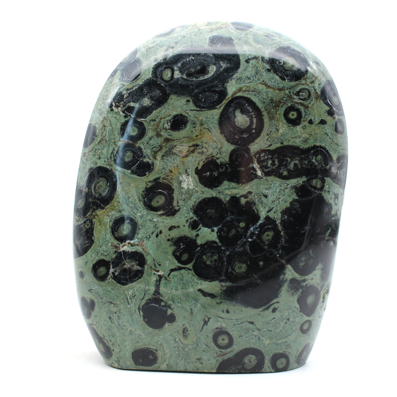 Block of polished kambamba jasper