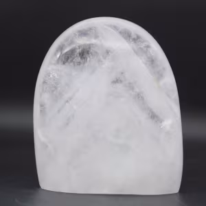 Polished rock crystal from madagascar