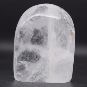 Polished rock crystal