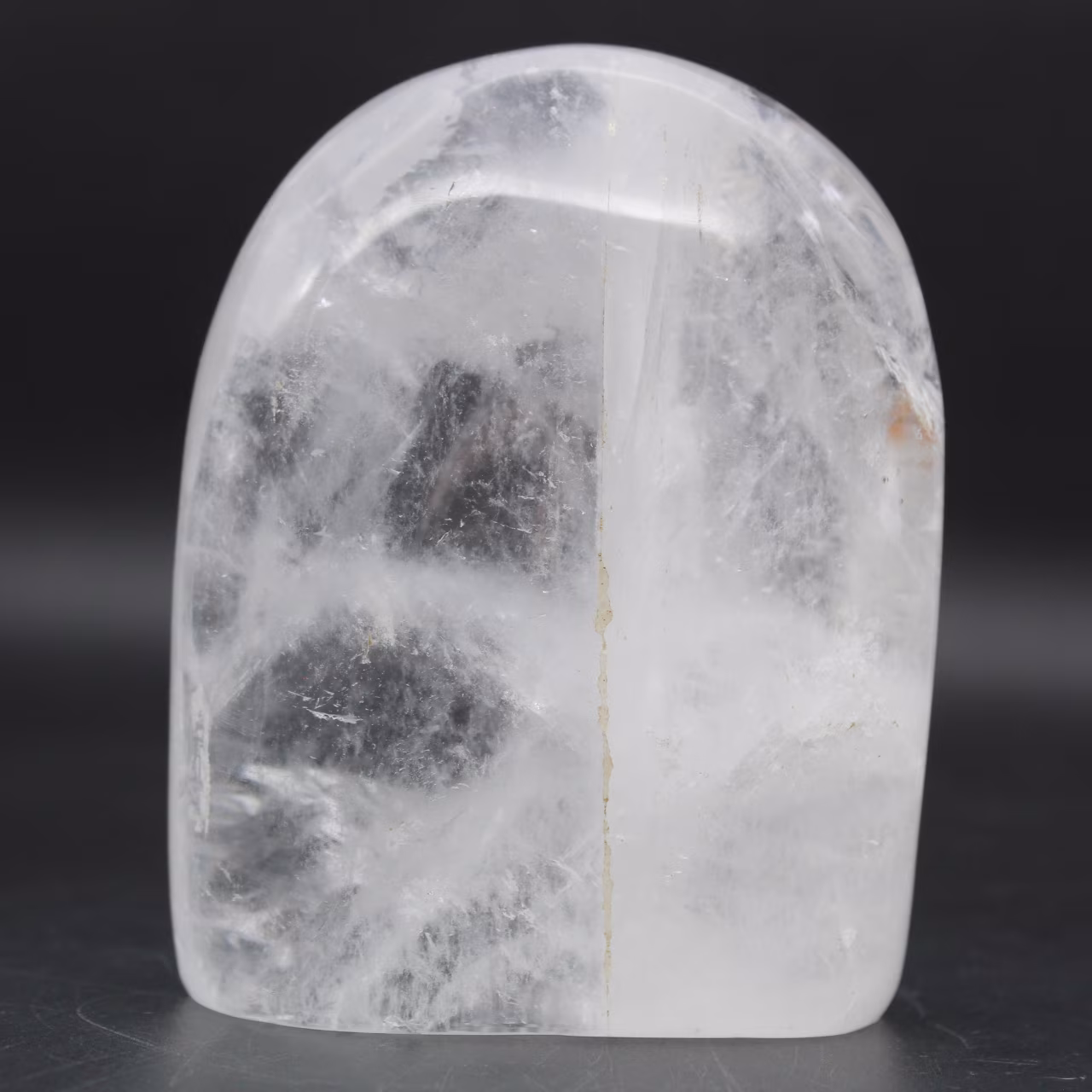 Polished rock crystal