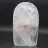 Polished polished rock crystal stone