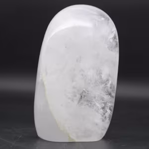 Decorative stone in polished rock crystal